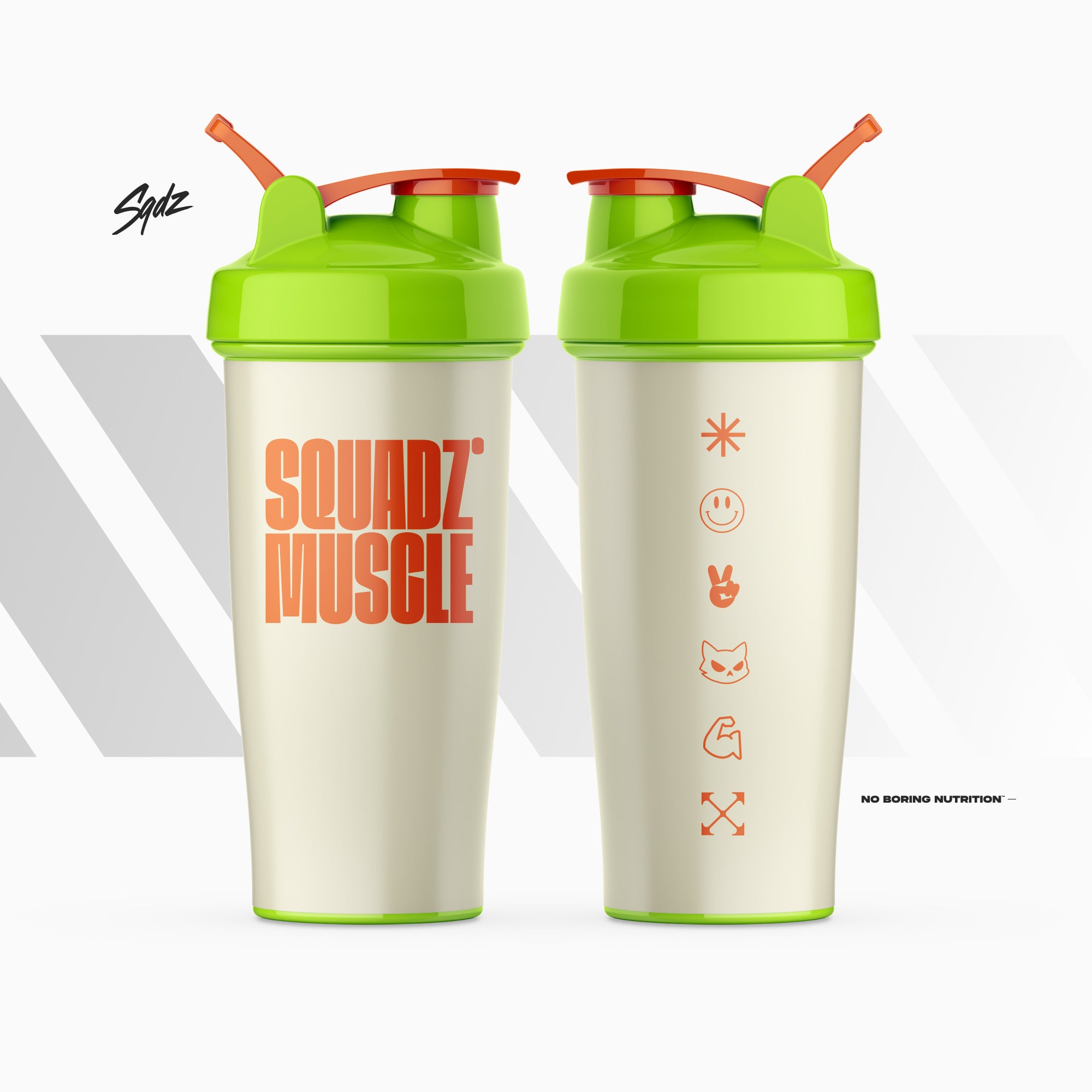 Coqueteleira Squadz Muscle 600ml