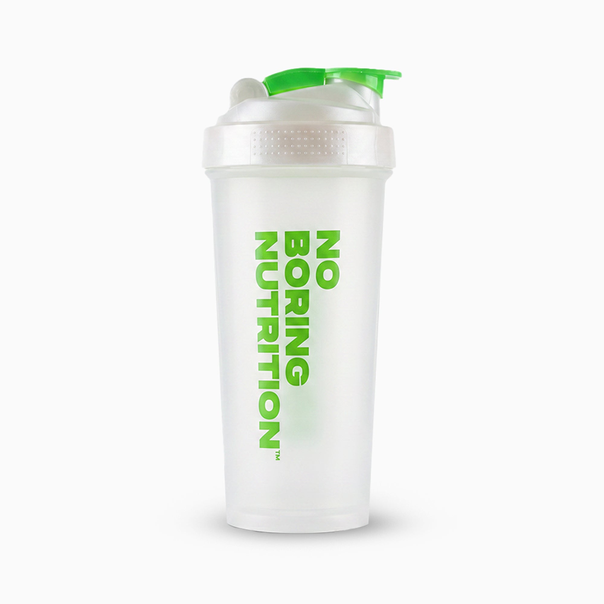 Coqueteleira SQUADZ MUSCLE Incolor com Verde 600ml