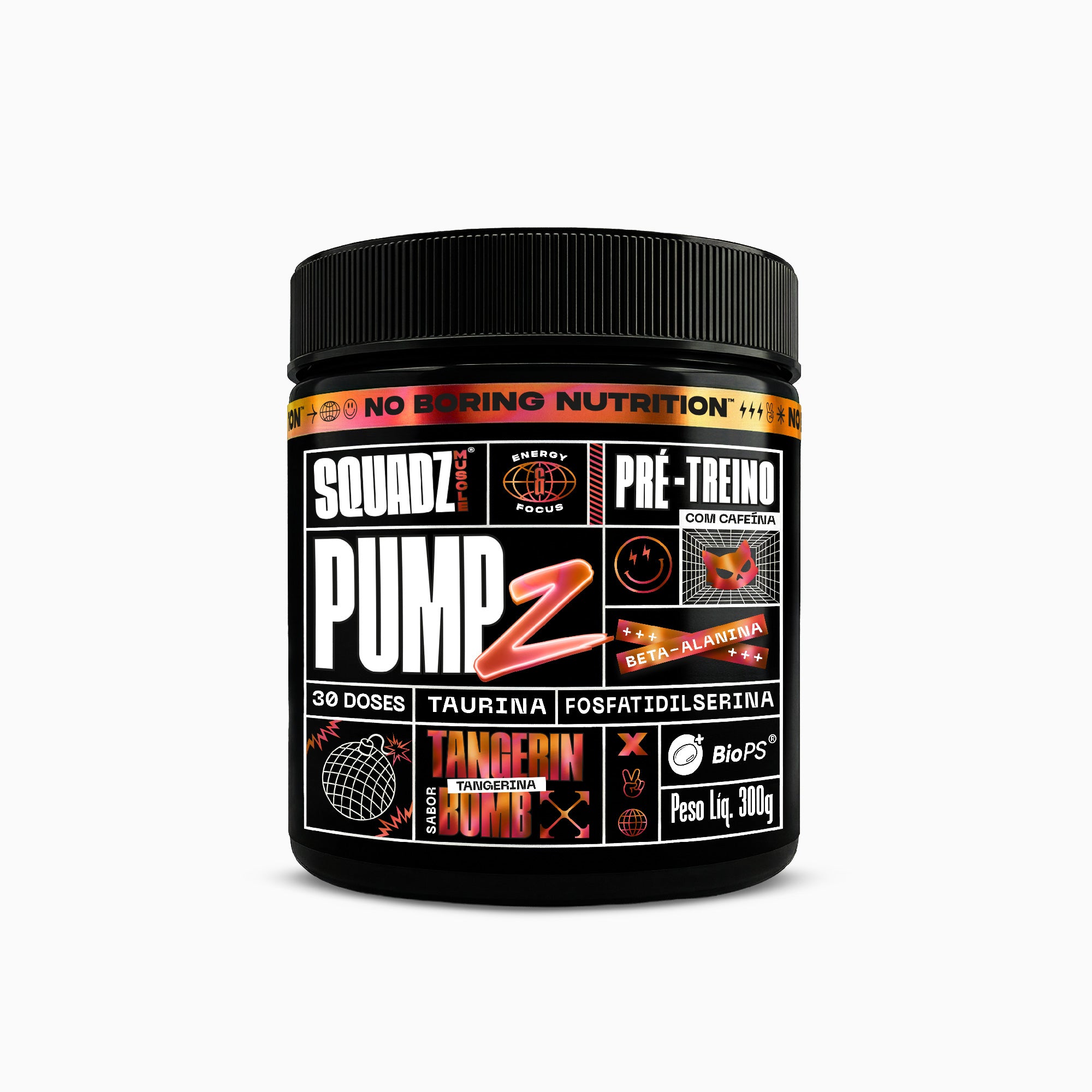 PUMP-Z Pré-Treino Tangerin Bomb 300g