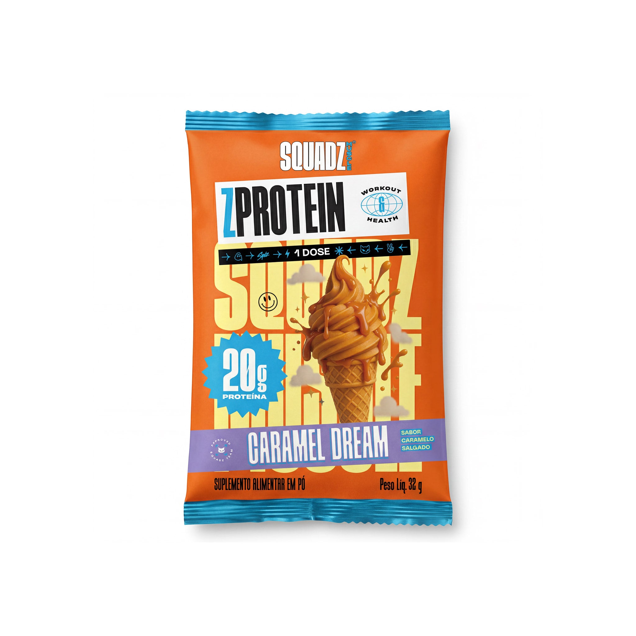 Sachê ZPROTEIN Caramelo Salgado 32g