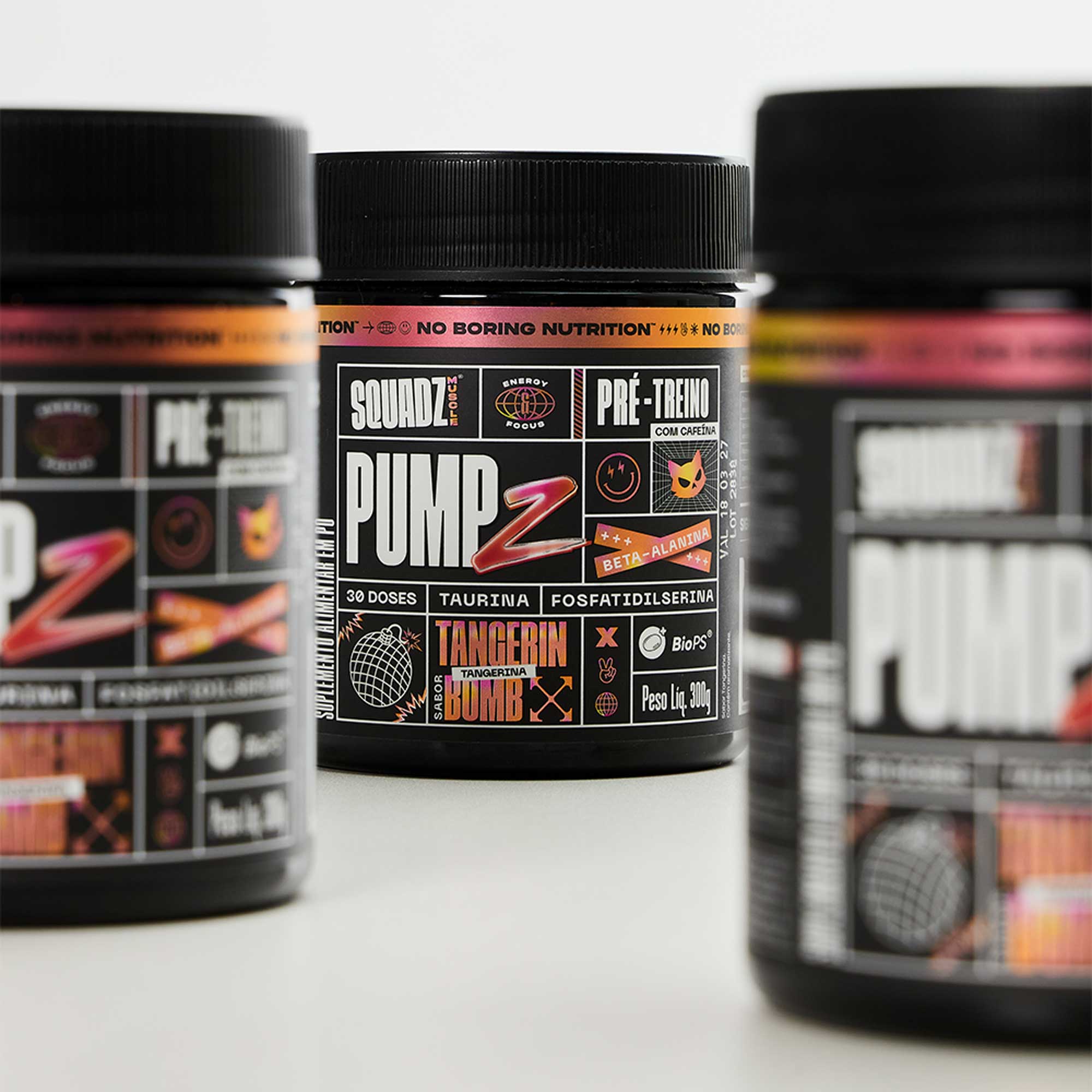 PUMP-Z Pré-Treino Tangerin Bomb 300g