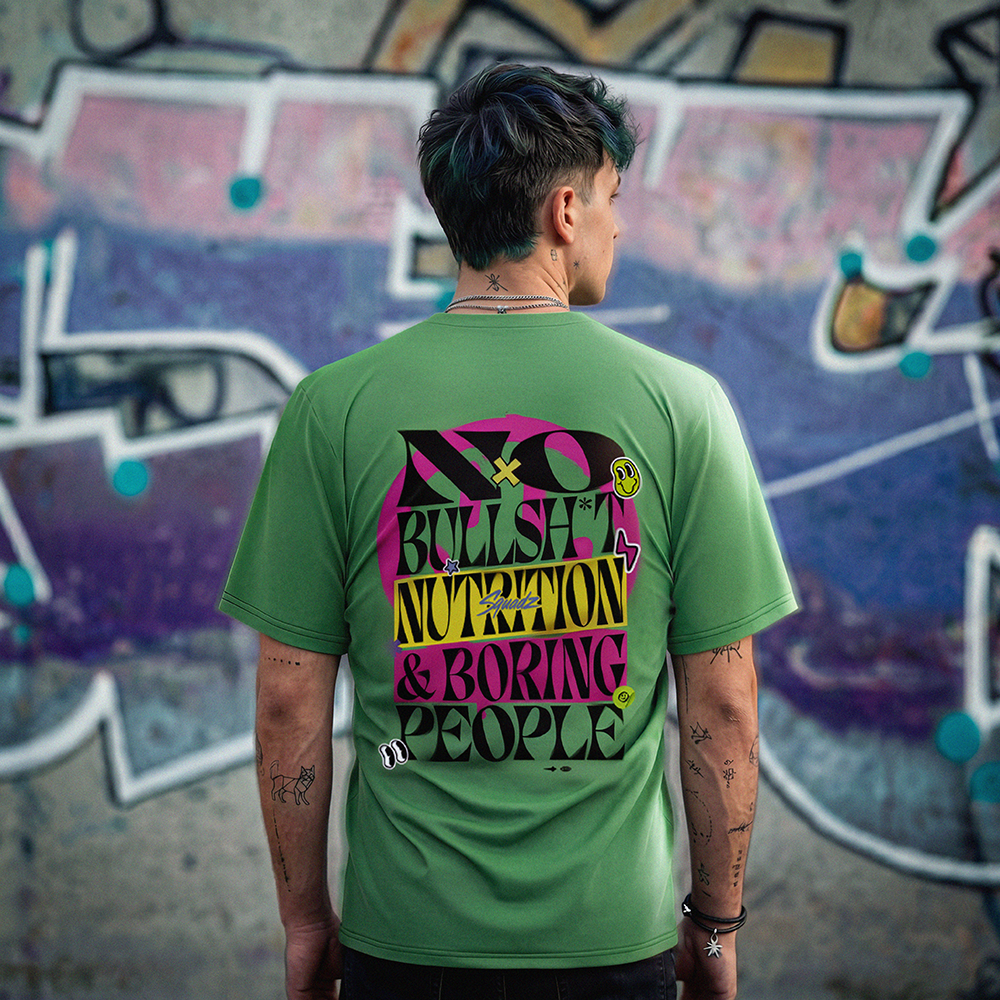Camiseta Oversized Verde SQUADZ MUSCLE