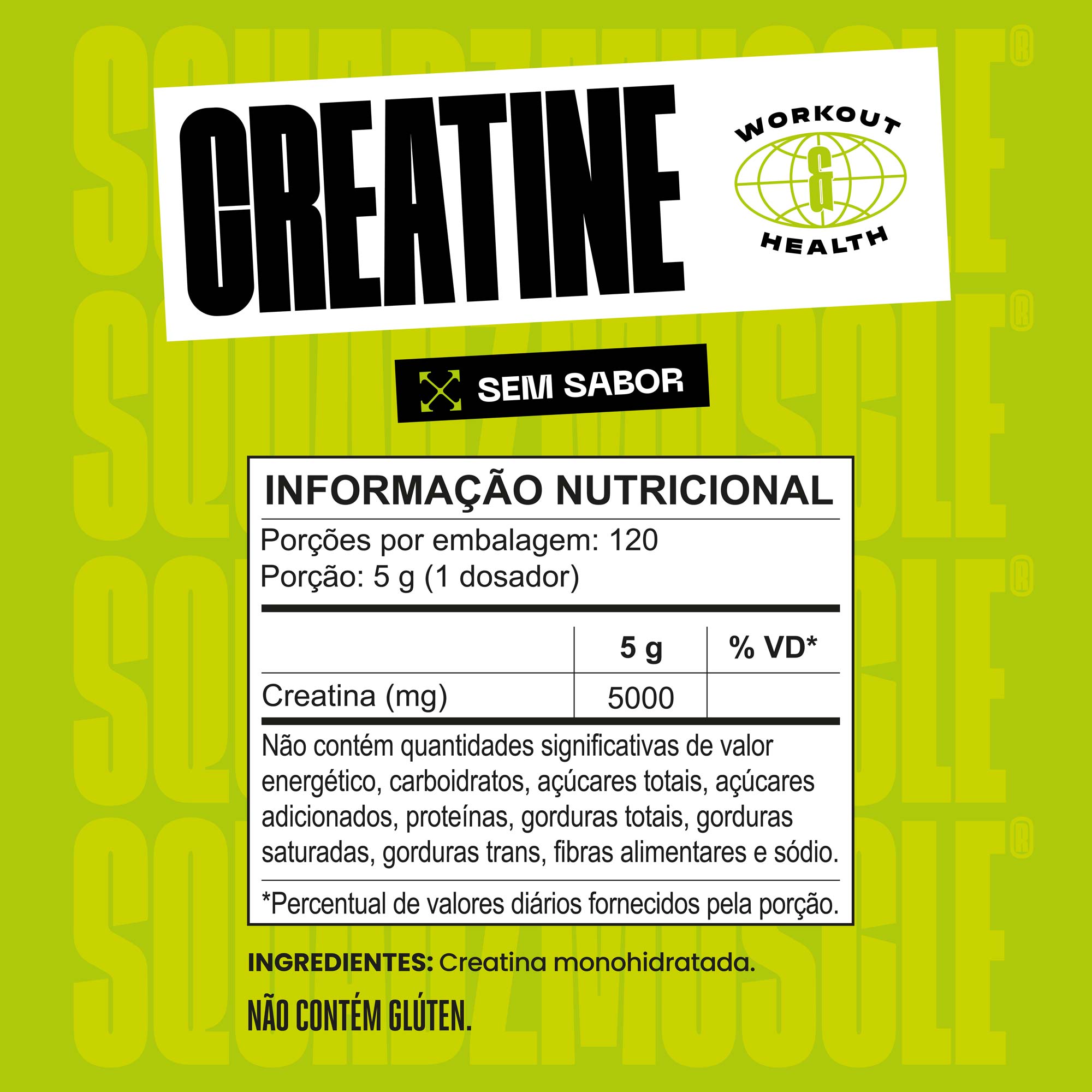 Creatine Creatina 100% Monohidratada 600g