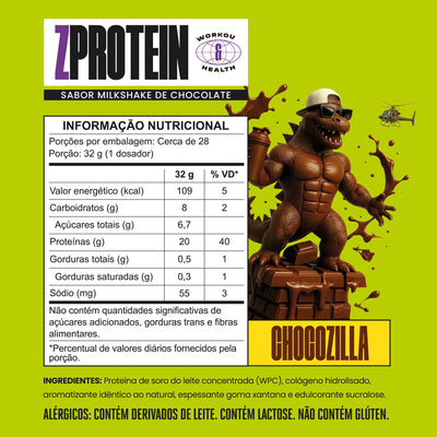 ZPROTEIN Milkshake de Chocolate 900g