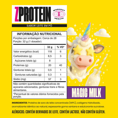 ZPROTEIN Leite em pó 900g