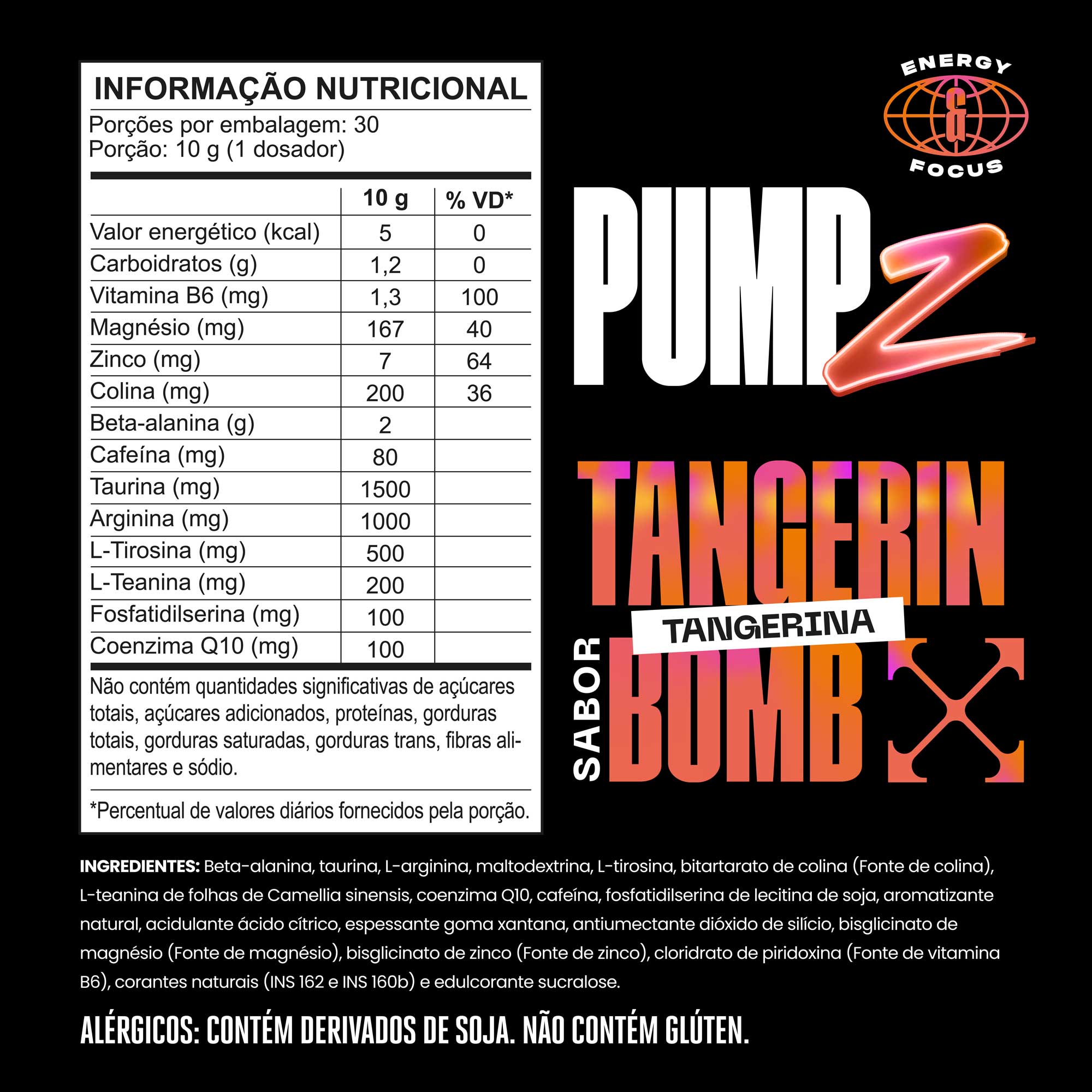 PUMP-Z Pré-Treino 300g