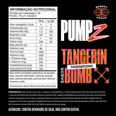 PUMP-Z Pré-Treino 300g