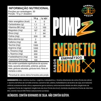 PUMP-Z Pré-Treino 300g